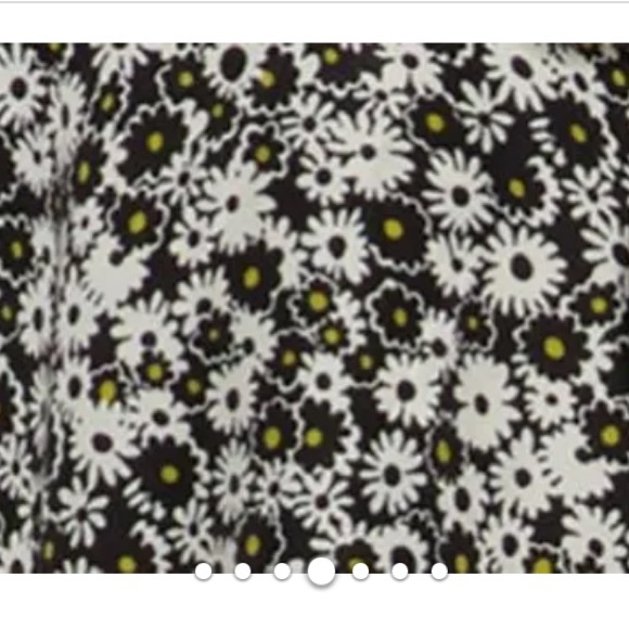 LEVIS trendy plus size embry tie blouse Larger melody floral caviar - Picture 3 of 4